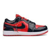 TÊNIS AIR JORDAN LOW PREMIUM – PRETO VERMELHO VERNIZ - Asah Store