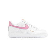 Nike Air Force 1 Essential: Estilo Icônico em Branco e Rosa | Feminino - Asah Store