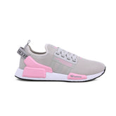 Tênis Feminino Confortável para Caminhada na Cor Cinza e Rosa Adidas NMD R1 V2 - Asah Store