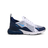 Nike Air Max 270: Conforto e Estilo - Branco e Azul Royal - Masculino - Asah Store