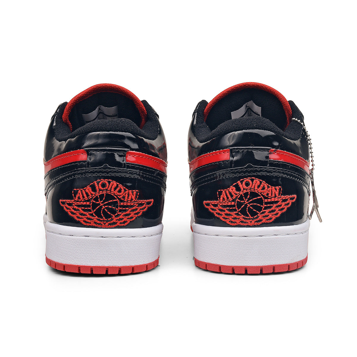 TÊNIS AIR JORDAN LOW PREMIUM – PRETO VERMELHO VERNIZ - Asah Store