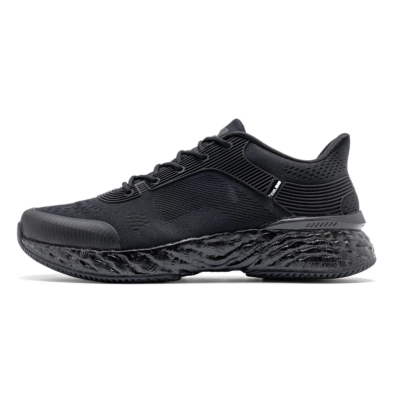 Tênis Masculino e Feminino Confortável para Corridas e Caminhadas na Cor Preto Onemix - Asah Store