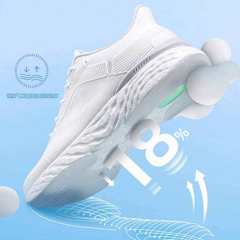 Tênis Masculino e Feminino Confortável para Corridas e Caminhadas na Cor Cinza Onemix - Asah Store