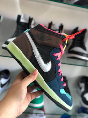 Tênis Feminino e Masculino Confortável para Caminhada na Cor Azul, Marrom e Preto Air Jordan High Tokyo Bio Hack - Asah Store
