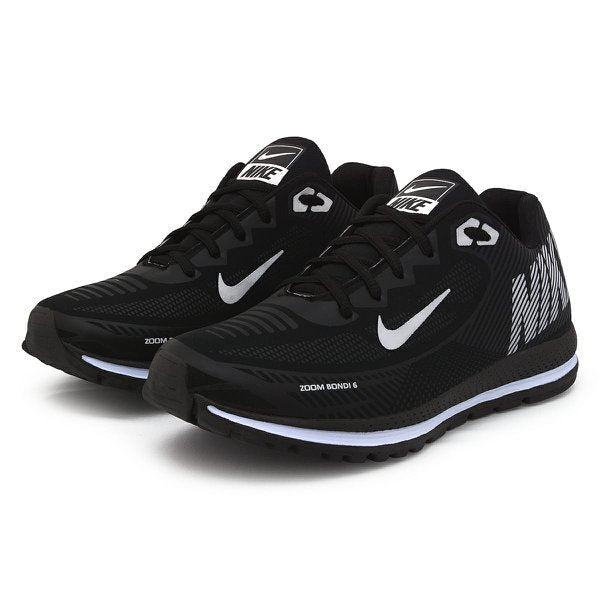 Nike Zoom Bondi 6: Conforto e Desempenho na cor Preto e Branco - Masculino e Feminino - Asah Store